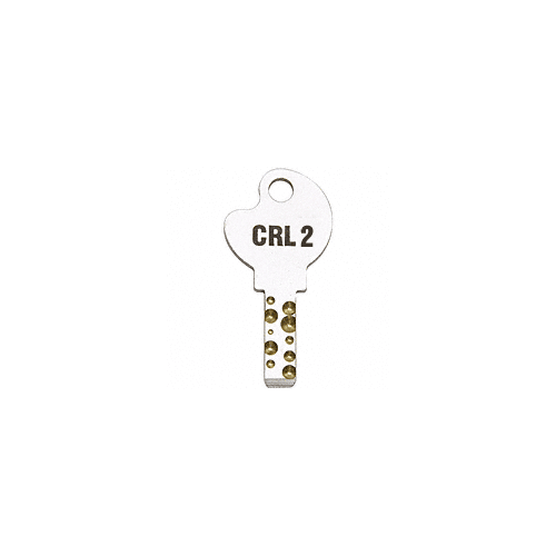 CRL 01PKEY2 Replacement Key #2 for 03P Series Deluxe Slip-On Plunger Locks