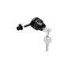 CRL 0910CHKA Chrome Keyed Alike Thru-Glass Plunger Lock