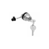 CRL 0910CHKA Chrome Keyed Alike Thru-Glass Plunger Lock