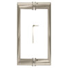 CRL 0R8X8BR 8" Brass Back-to-Back Oval/Round Pull Handle