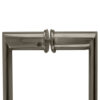 CRL 0R8X8BR 8" Brass Back-to-Back Oval/Round Pull Handle