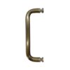 CRL BPS8SB Satin Brass 8" Single-Sided Solid 3/4" Diameter Pull Handle Without Metal Washers