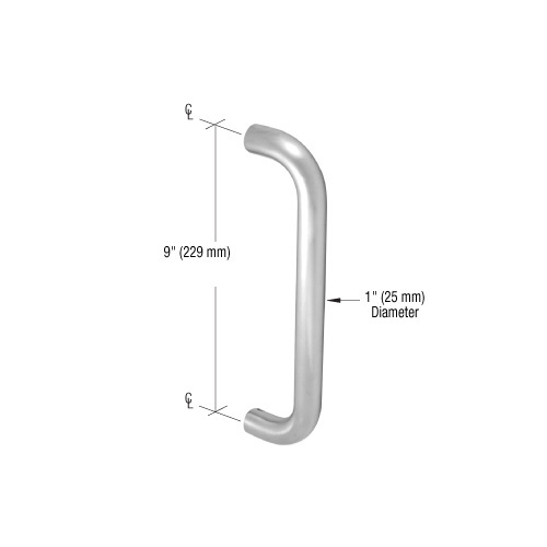 CRL PR0322514 Champagne 14" Centerline to Centerline Astral Pull Handle