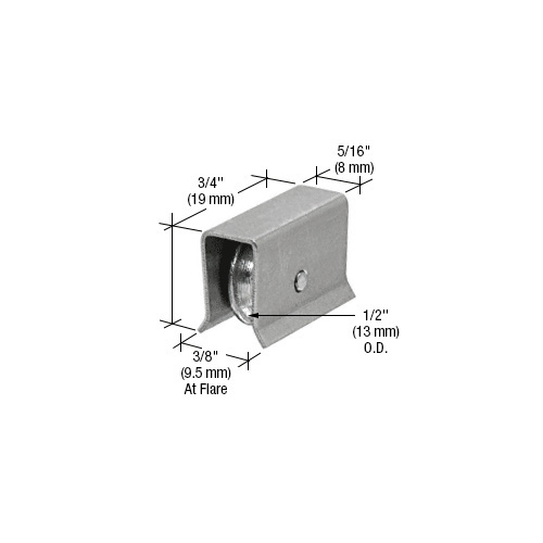 CRL D649-XCP4 Heavy-Duty Ball Bearing Wheel Assembly for H-Bars  - pack of 4