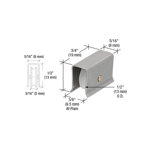 CRL D649-XCP4 Heavy-Duty Ball Bearing Wheel Assembly for H-Bars  - pack of 4