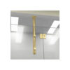 CRL VPK33BR Polished Brass 33" Two Point Vertical Post System