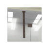 CRL VPK33BR Polished Brass 33" Two Point Vertical Post System