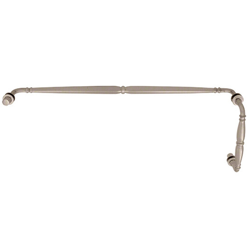 CRL V1C8X24CH Polished Chrome Victorian Style Combination 8" Pull Handle 24" Towel Bar