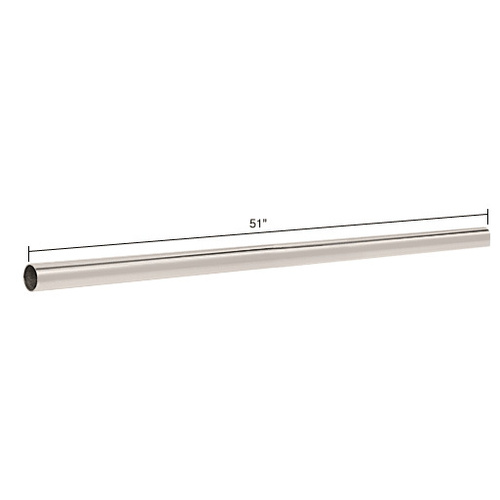 CRL S2CH Polished Chrome 51" Support Bar Only