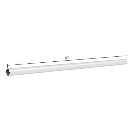 CRL S80BR Polished Brass 80" Support Bar Only