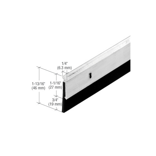 CRL 33N1A36 36" Door Bottom with Neoprene Sweep Mill