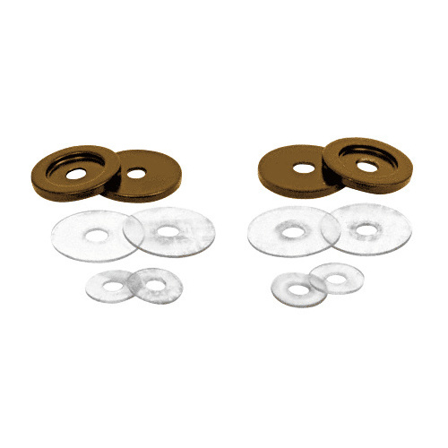 CRL 30WKPC0 Polished Copper Replacement Washers for Back-to-Back Solid Pull Handle