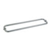 CRL BM24X24BN Brushed Nickel 24" BM Series Back-to-Back Tubular Towel Bars With Metal Washers