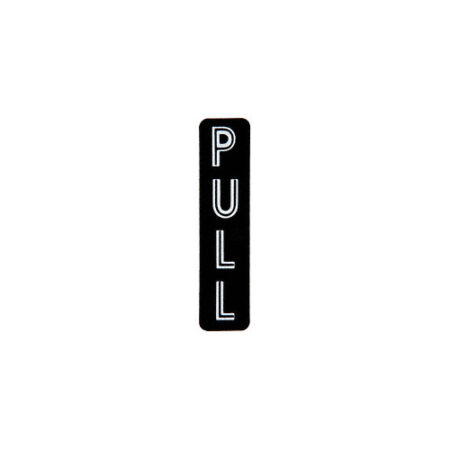 CRL 567VA Vertical "PULL" Decal