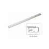 CRL P011110036 36" Satin Aluminum Extruded Aluminum Door Bumper Bars