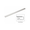 CRL P011110036 36" Satin Aluminum Extruded Aluminum Door Bumper Bars