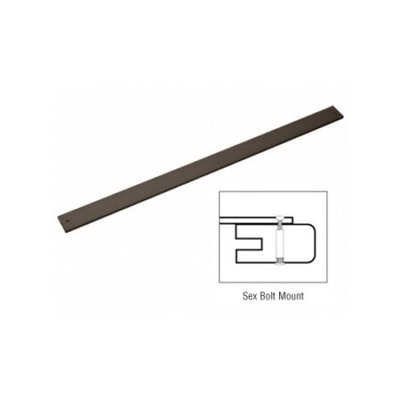 CRL P011220048 48" Bronze Anodized Extruded Aluminum Door Bumper Bars