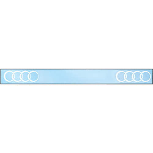 CRL 010332-XCP5 Floating Rectangles style Glass Safety Decal - pack of 5