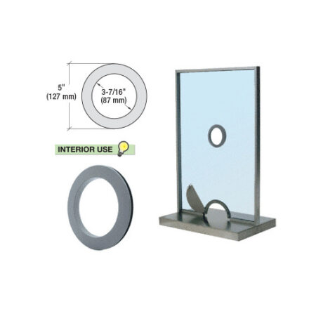 CRL 543 Aluminum Plastic Speak-Thru Hole Frame