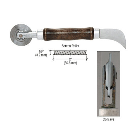 CRL K796 2" x 1/8" Steel Wheel Combo Spline Roller and Cutter