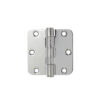 CRL R358DN Dull Nickel 3-1/2" x 3-1/2" Residential Hinge 5/8" Radius