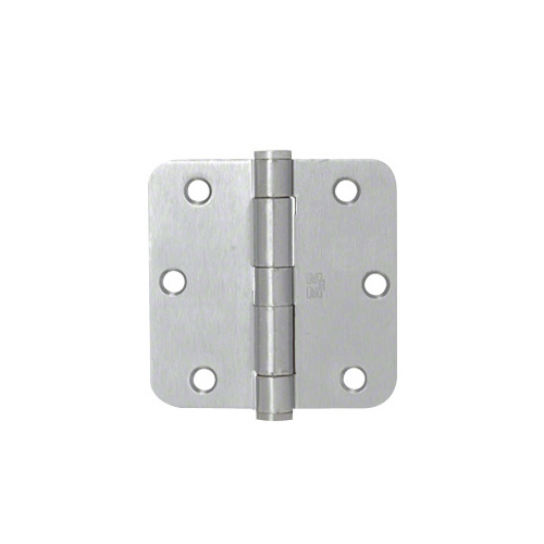 CRL R358DN Dull Nickel 3-1/2" x 3-1/2" Residential Hinge 5/8" Radius