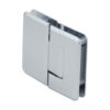 CRL P1N580SB Satin Brass Pinnacle 580 Series 5 Degree Glass-To-Glass Hinge