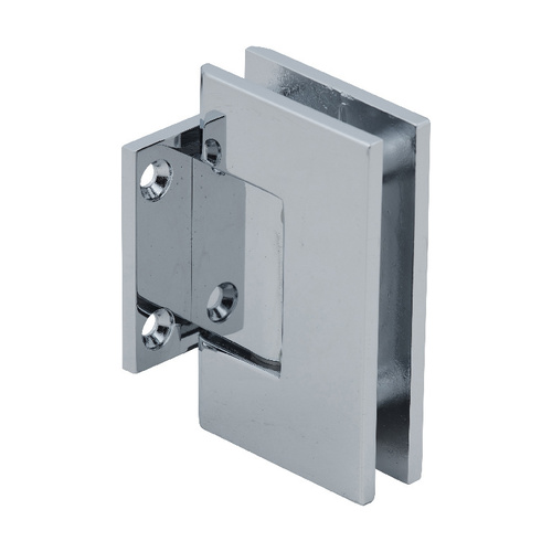 CRL GEN074CH Chrome Geneva 074 Series Wall Mount Short Back Plate Hinge