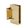 CRL GEN074GP Gold Plated Geneva 074 Series Wall Mount Short Back Plate Hinge