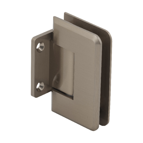 CRL P1N074CH Polished Chrome Pinnacle 074 Series Wall Mount Short Back Plate Hinge