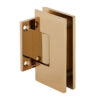 CRL V1E074ABC0 Antique Brushed Copper Vienna 074 Series Short Back Plate Wall Mount Hinge