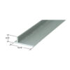CRL PLD1660 Aluminum 96" Sliding Screen Door Rail - 96" Length