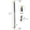 CRL FA2640G 2640 Window Channel Balance with FS291BA Guides Attached