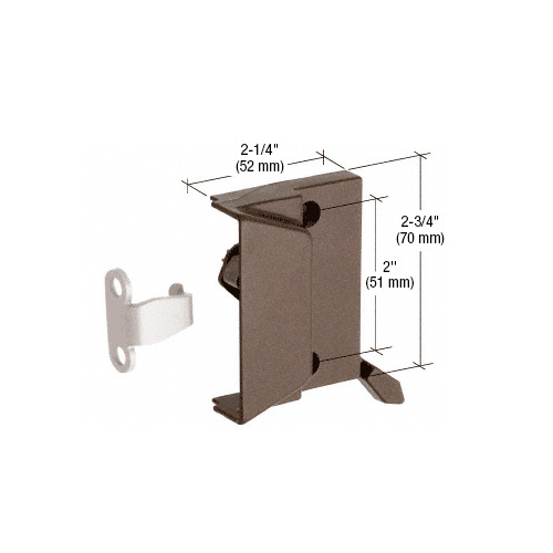 CRL EP24004 Gold Window Sash Lock with 2" Screw Holes