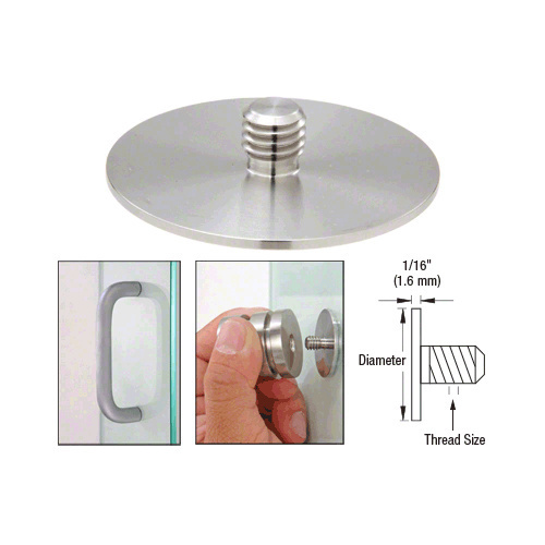 CRL UV114ADP 1-1/4" UV Standoff Adaptor Plate