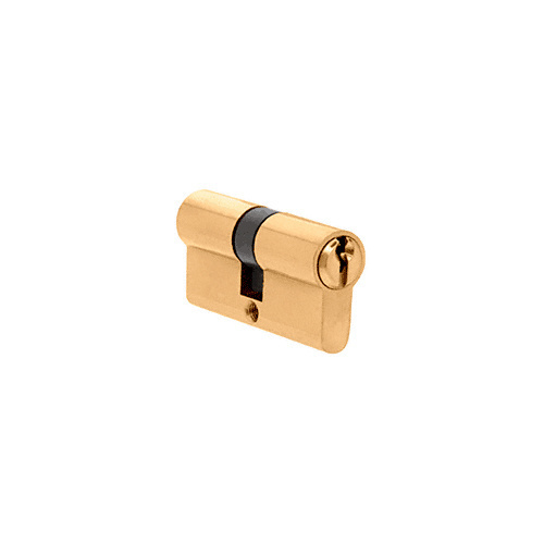 CRL EC5BRKA Polished Brass Extended Length Keyed Cylinder/Cylinder - Keyed Alike