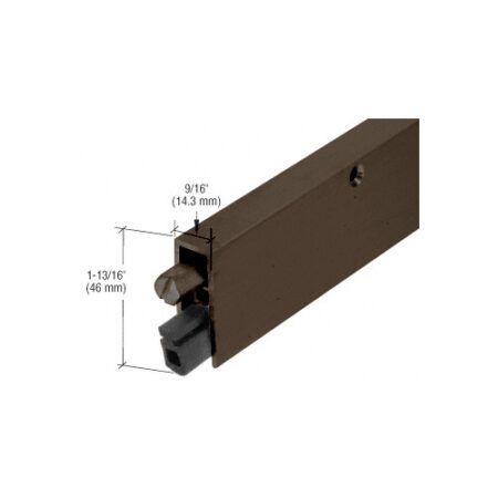 CRL DB035DV36 Dark Bronze Anodized Commercial Medium-Duty Automatic Door Bottom for 36" Door