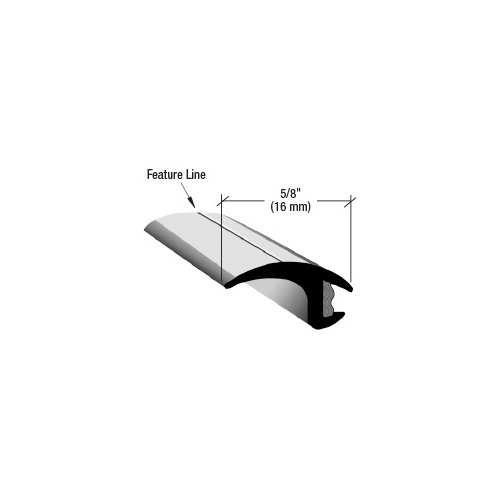 CRL ET105BFL 5/8" Feature Line Channel Molding with Butyl