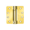 CRL S4410B 4" x 4" Antique Bronze Heavy-Duty Spring Hinge - 1/4" Radius