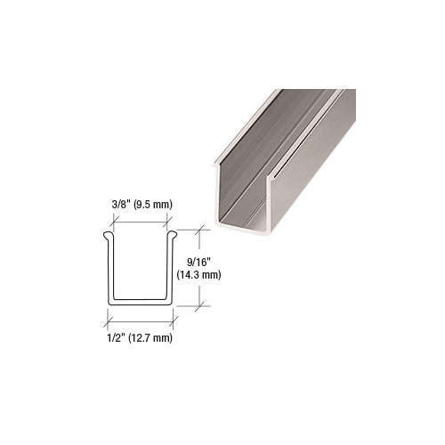 CRL S1F360BGAEXT Brite Gold Anodized 36" Snap-In Filler Insert for Shower Door Header