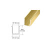 CRL S1F360BGAEXT Brite Gold Anodized 36" Snap-In Filler Insert for Shower Door Header