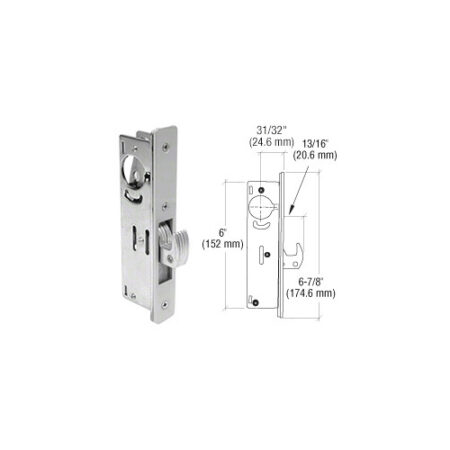 CRL DL2130A 31/32" Backset Narrow Stile Hook Latch Deadlock