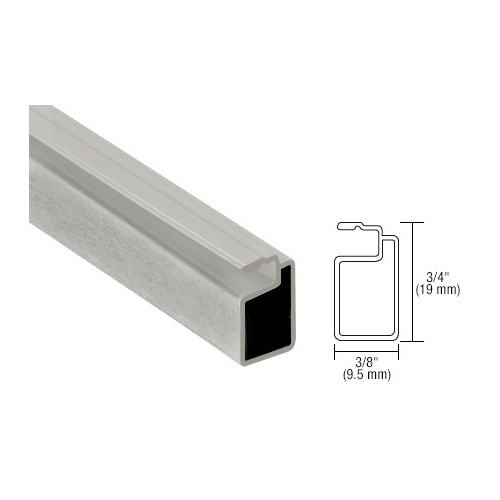 CRL A346GRY Gray 3/4" x 3/8" Extruded Screen Frame 144" Stock Length