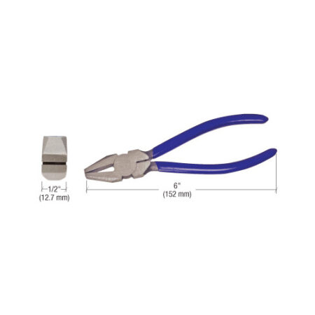 CRL 3416 6" Straight Jaw Glass Pliers