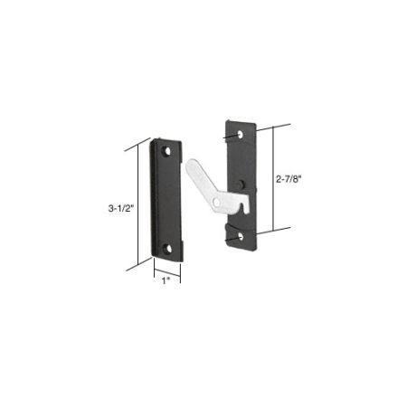 CRL A122 Sliding Screen Door Latch and Pull With 2-7/8" Screw Holes for Keller Doors