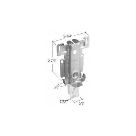 CRL N6551 Bottom Wardrobe Door Guide for Acme - pack of 2