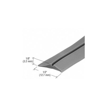 CRL GS233C Gray 1/2" Wide Glazing Spline - 100' Roll