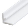 Brixwell DK98L-XCP25 Replacement Clear Plastic L-Shaped Vinyl - 95" Stock Length - pack of 25