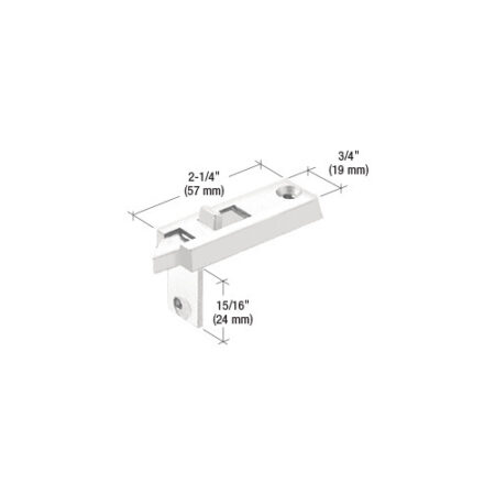 CRL F2642 White Tilt Window Latch for Better Bilt