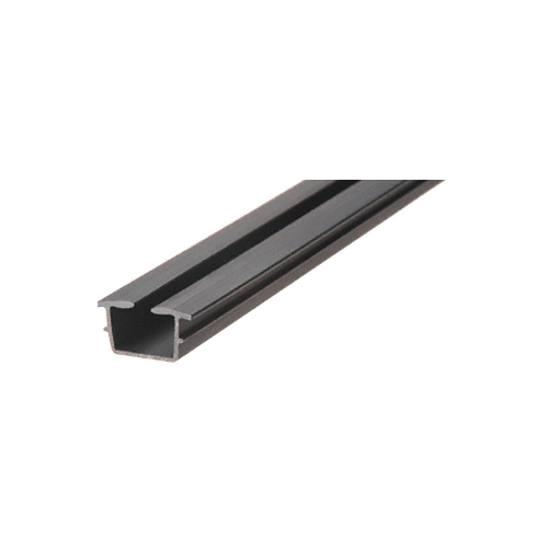 Brixwell 38BV-CCP36 Black Bottom Vinyl for 3/8" Monolithic and 7/16" Thick Laminated Glass -  36" Stock Length